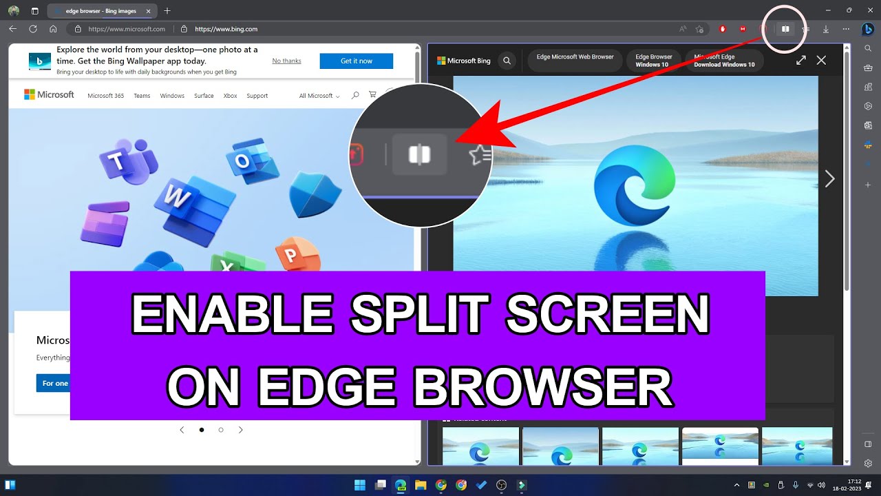 How to Enable Split Screen in Microsoft Edge Browser | New Feature | Windows 11 Tips & Tricks