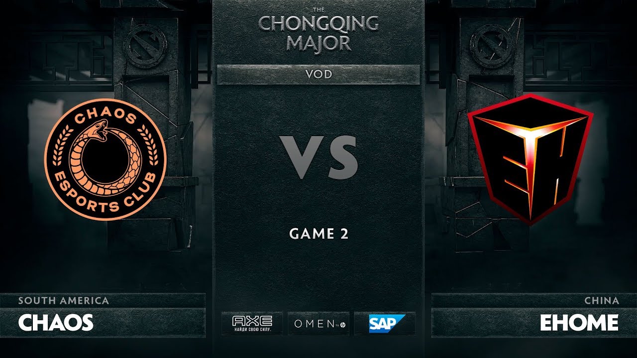 Chaos E.C. vs EHOME, Game 2, The Chongqing Major Group A