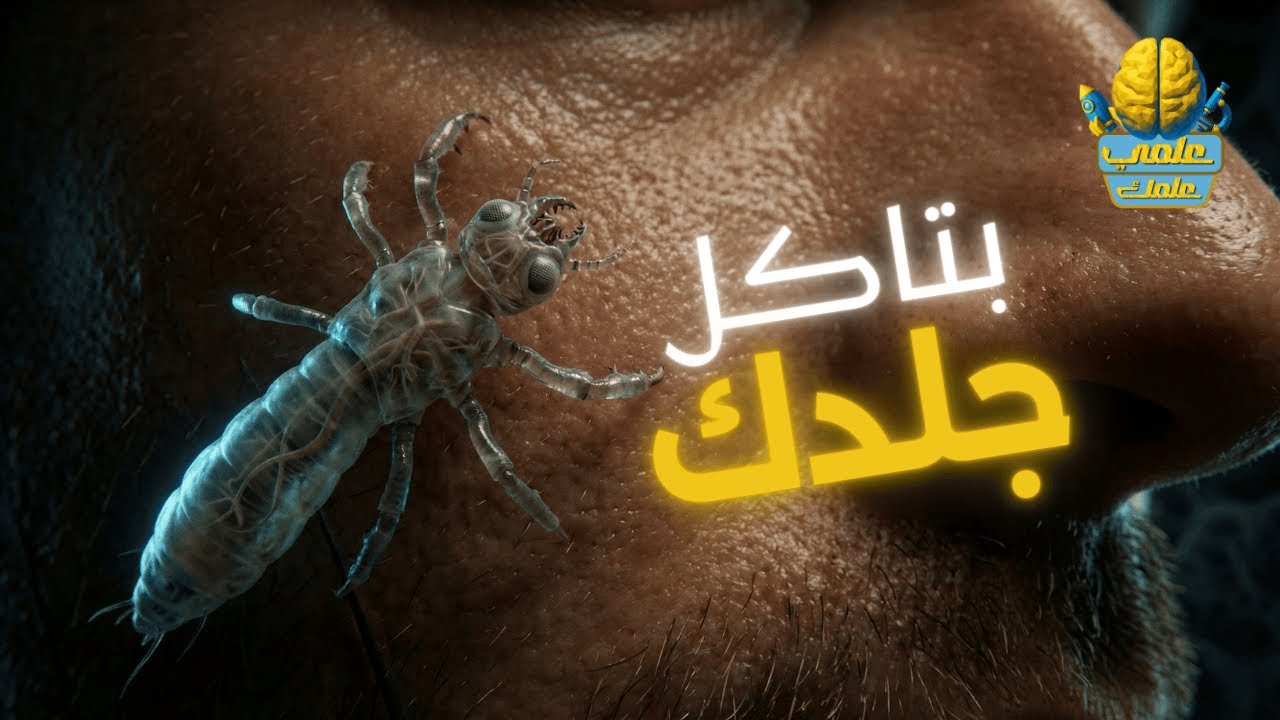 هذه الحشرة تعيش على وجهك! | علمي علمك