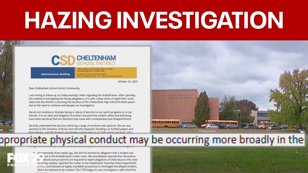 Cheltenham High School locker room hazing allegations prompt investigation