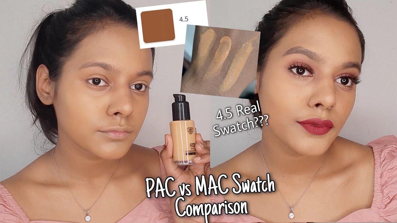 PAC HD LIQUID FOUNDATION REVIEW | Swatch Comparison | 5 Hour Wear Test | Dusky Skin Approved???
