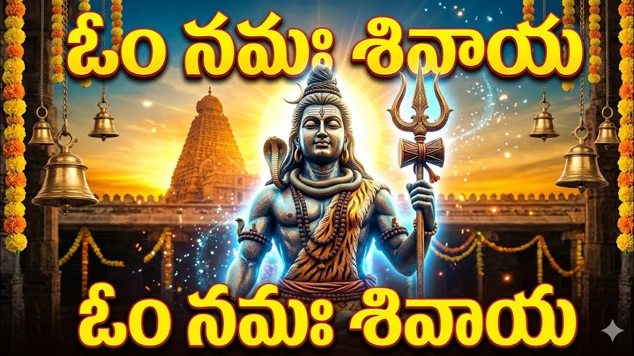 ఓం నమః శివాయ 🕉️ | Powerful Lord Shiva Morning Prayer | Monday Bhakti Song