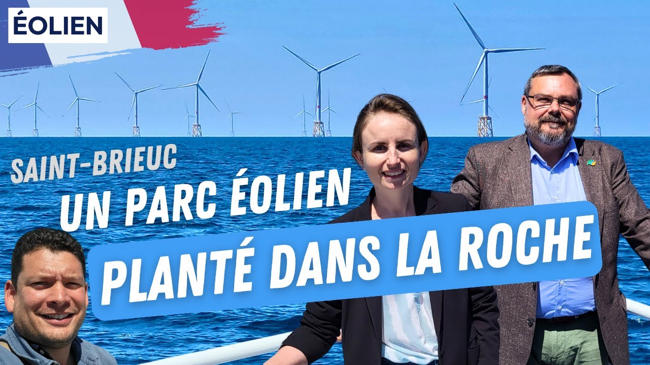 Ils ont planté des ÉOLIENNES EN MER sur des rochers hyper compacts