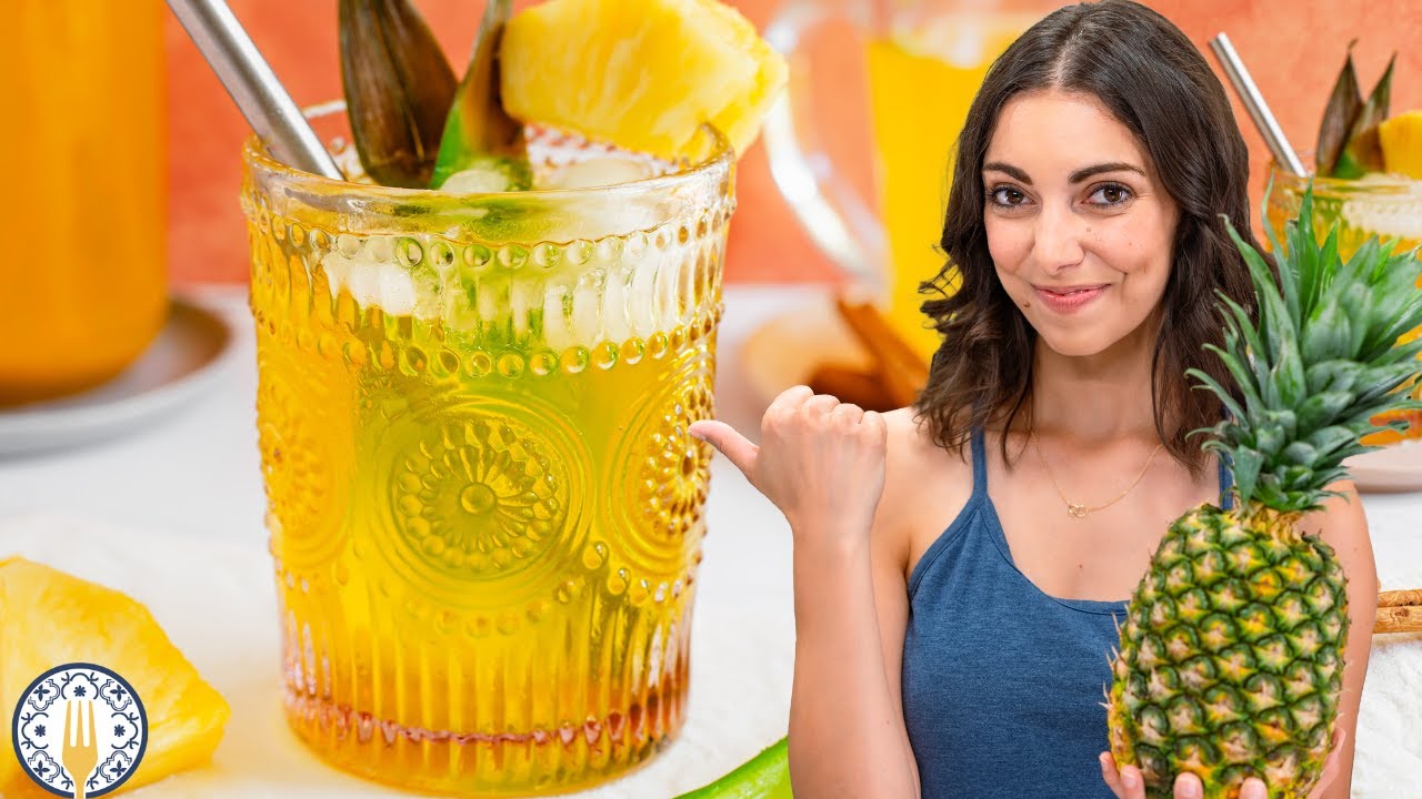 Pineapple Skin Tea 🍍 Low Waste Recipe!