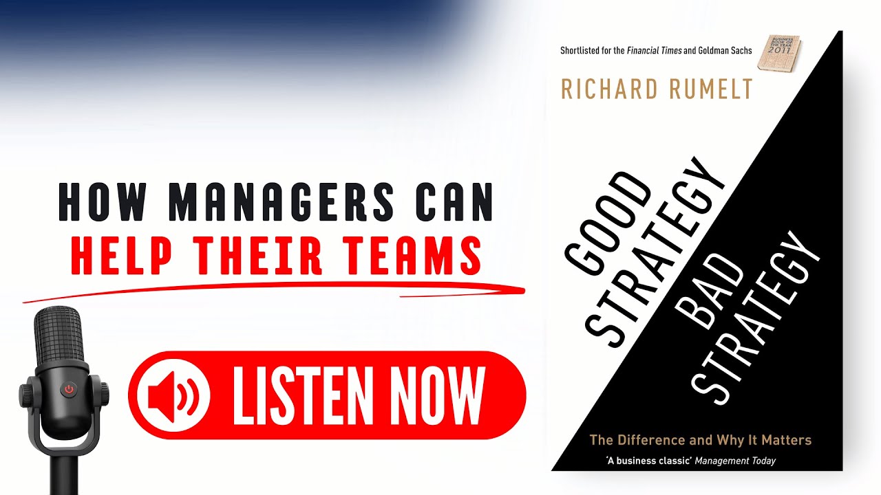 Good Strategy/Bad Strategy by Richard Rumelt Audiobook (Book Summary in English)