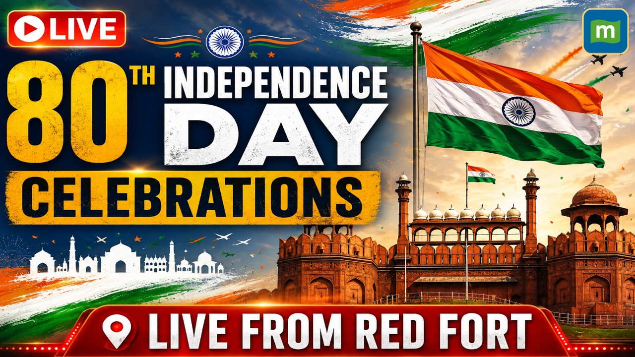 🔴LIVE from Red Fort 80th Independence Day Celebrations | 15 August LIVE | Independence Day 2026 LIVE