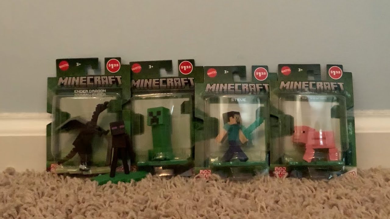 Minecraft figure unboxing!