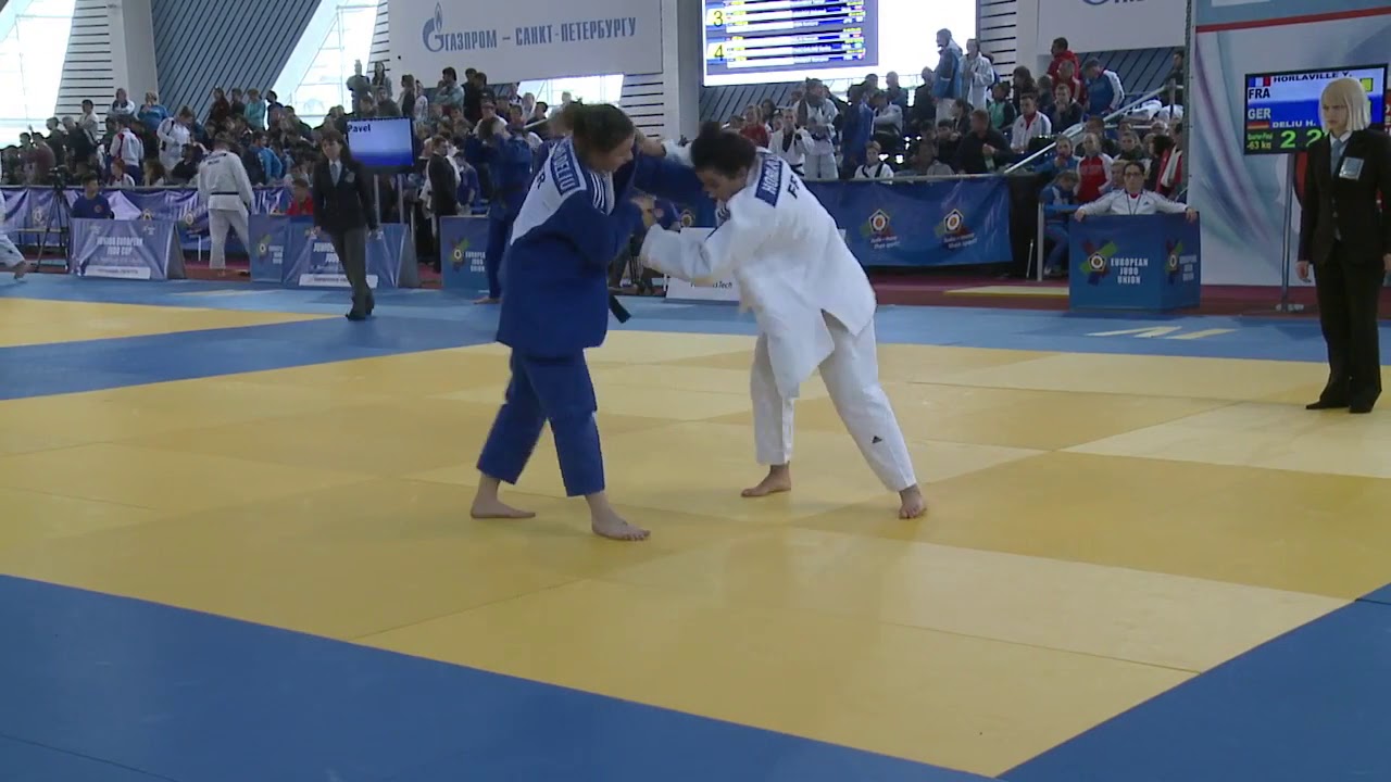 63 kg Horlaville Y Deliu H 17 04 2016 Т4 Кубок Европы среди юниоров и юниорок, Санкт Петербург 2016