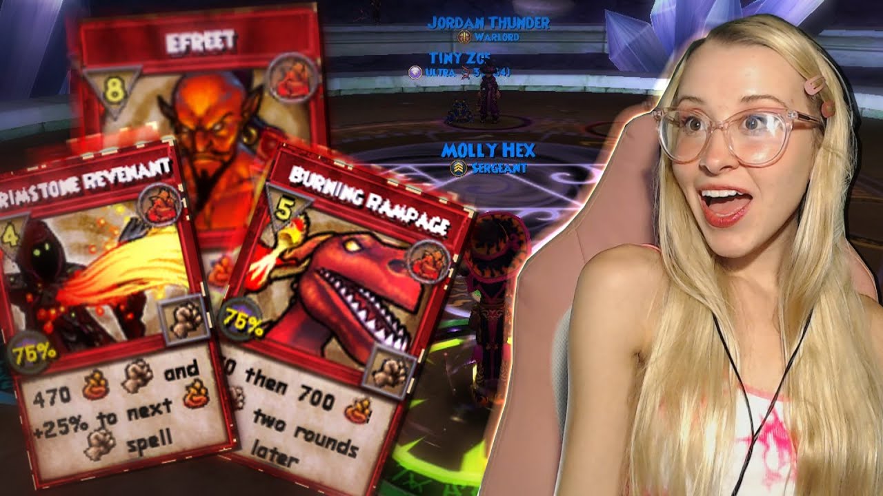 Wizard101 Legendary (60) Fire PVP: OP FIRE PLAYS AND LORE SPELLS!