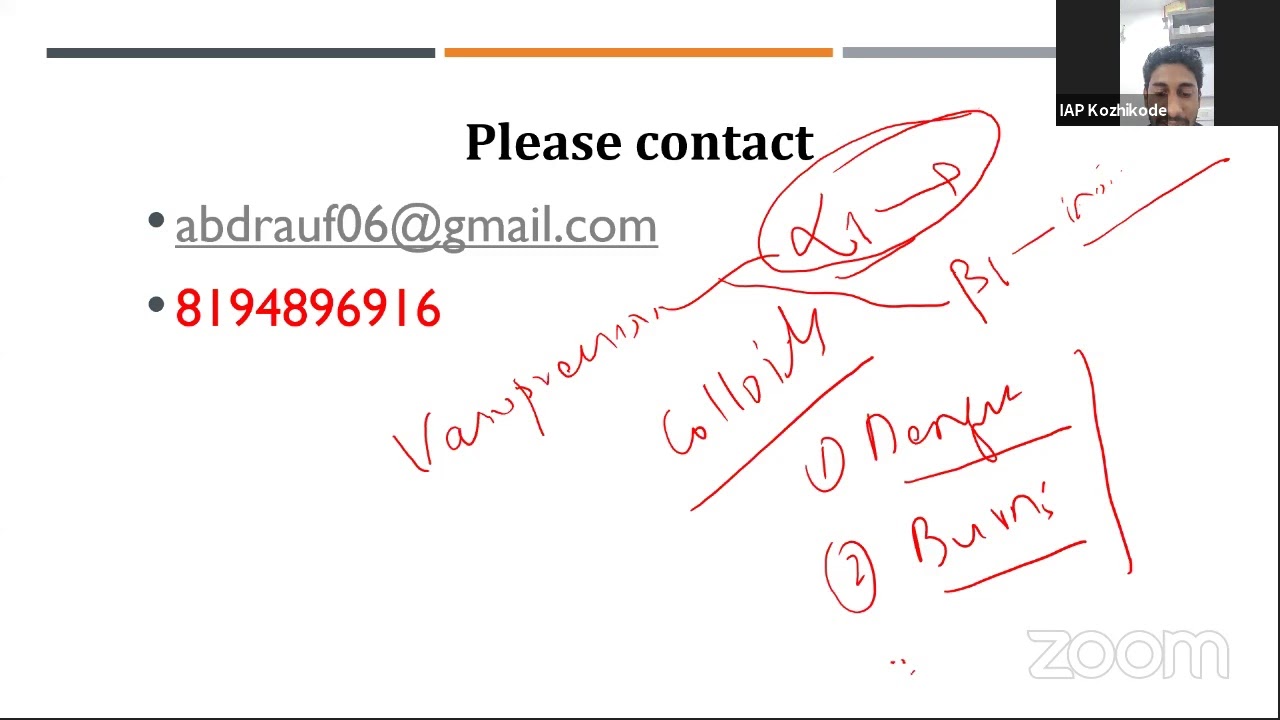 IAP Kozhikode PG CLUB | Management of Pediatric Shock - A case based discussion | DR ABDUL RAUF