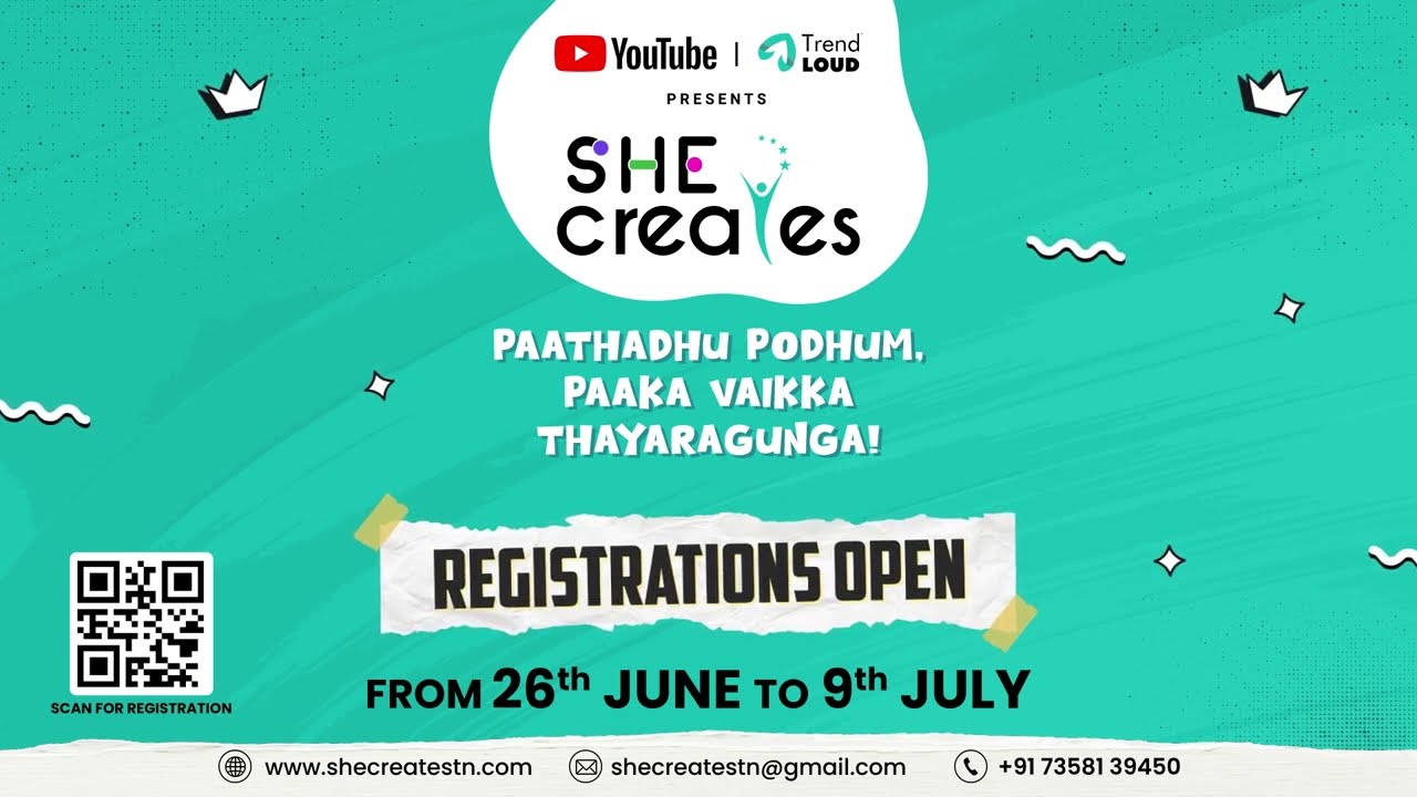She Creates | Paathadhu Podhum Paaka Vaikka Thayaragunga | TrendLoud  @YouTubeIndia @youtubecreators