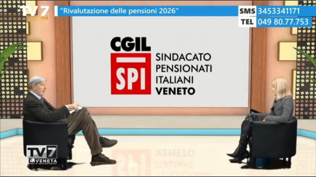 Rivalutazione delle pensioni 2026 - Spi Cgil con Voi del 19.12.25