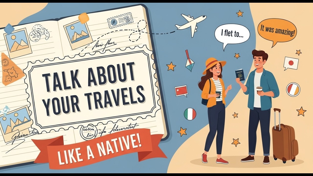 Practice Past Tense & Learn How To Talk About Your Vacation in English | Travel Phrases | Podcast