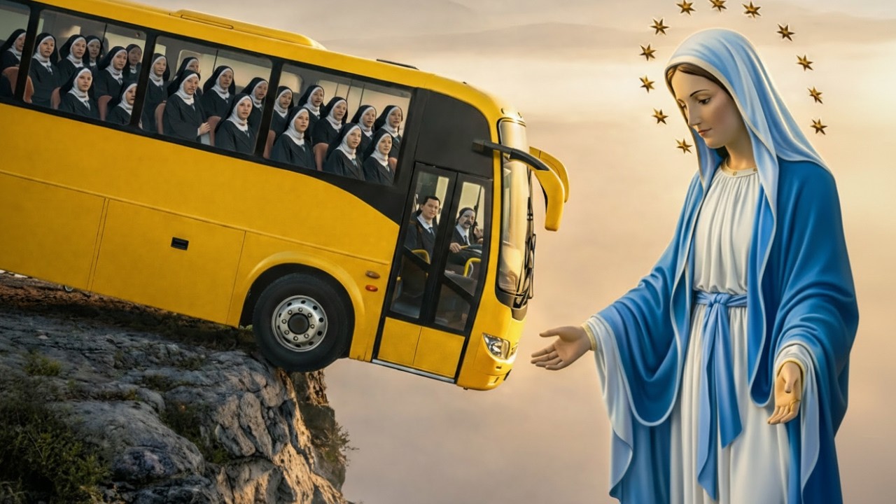 Un autobús con 27 monjas cayó en un precipicio… ¡pero la Virgen María las salvó con un milagro!