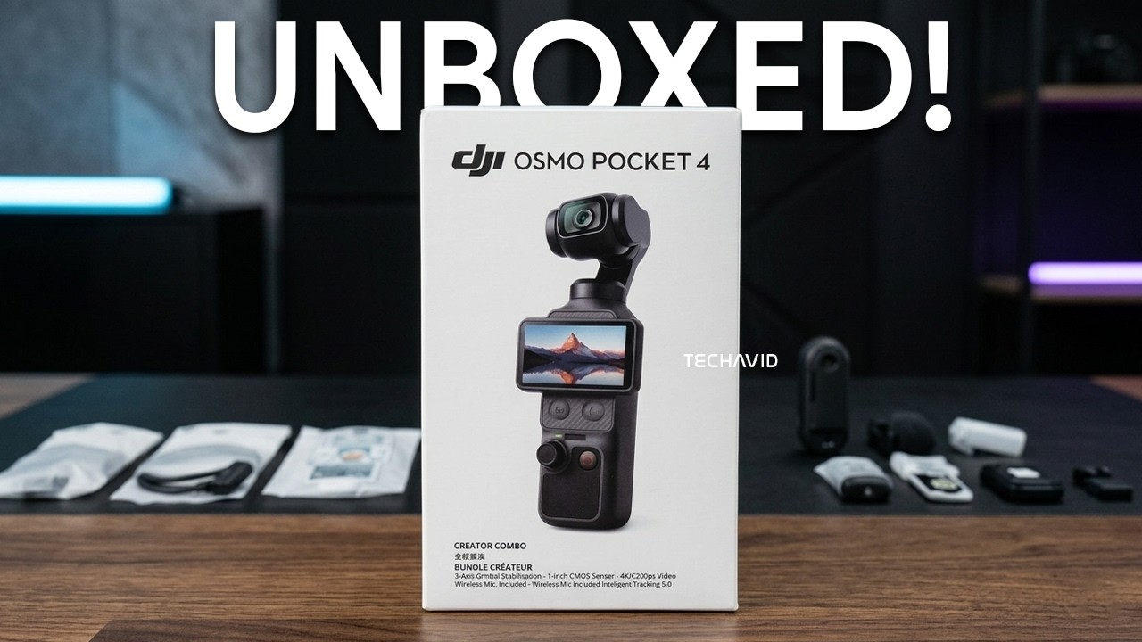 Полная распаковка DJI Osmo Pocket 4 &mdash; взгляните.