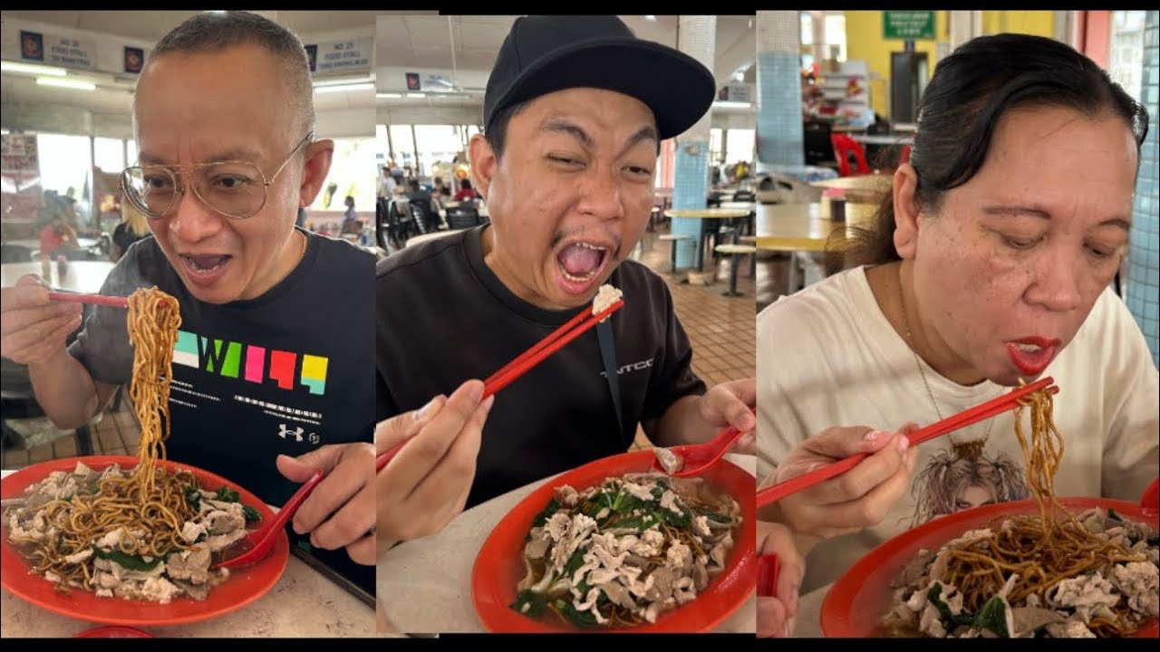 Gara² Nak Makan Mi Goreng Basah Atas Sadau, Pak Abu Sekeluarga Sanggup Datang Sri Aman