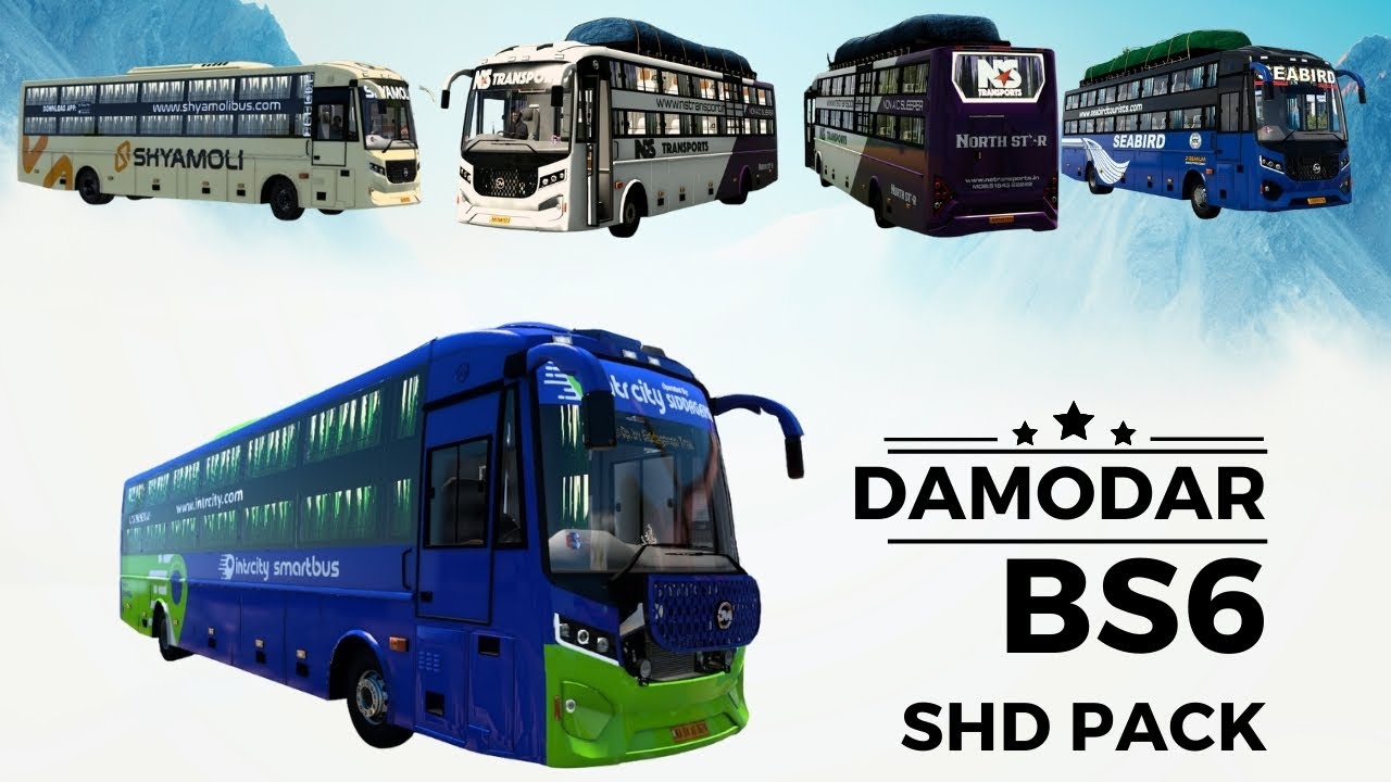 DAMODAR Super High Deck Bs6 Bus Mod Ets2 уже здесь