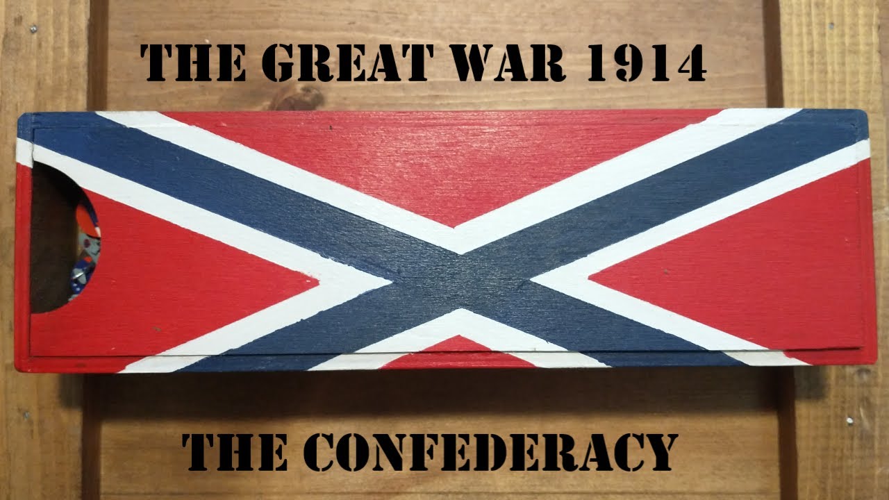 Axis and Allies 1914 Painted Units: The Confederacy!