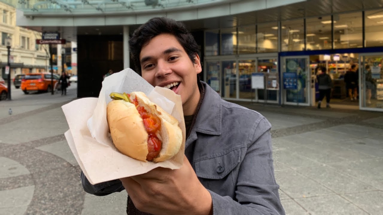 Así es la COMIDA CALLEJERA en Canadá!