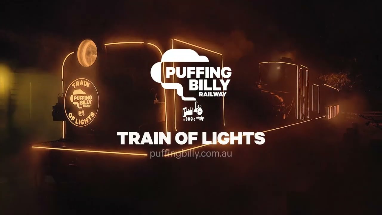 Puffing Billy Railway's Train of Lights