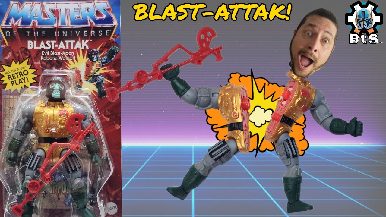 Обзор Masters of the Universe MOTU Origins BLAST ATTAK! Обзоры штурмовика Берта!
