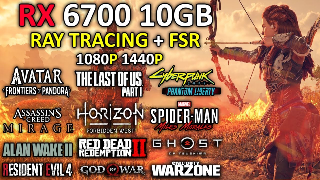 RX 6700 10 ГБ в 2024 году | Тест в 20 играх | 1080p - 1440p | Стоит ли оно того? 🤔
