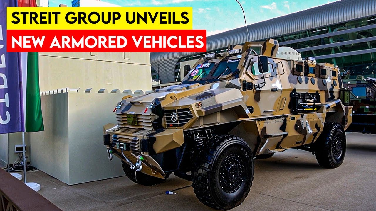 IDEX2023: Streit Group Unveils New Wheeled Armored Vehicles