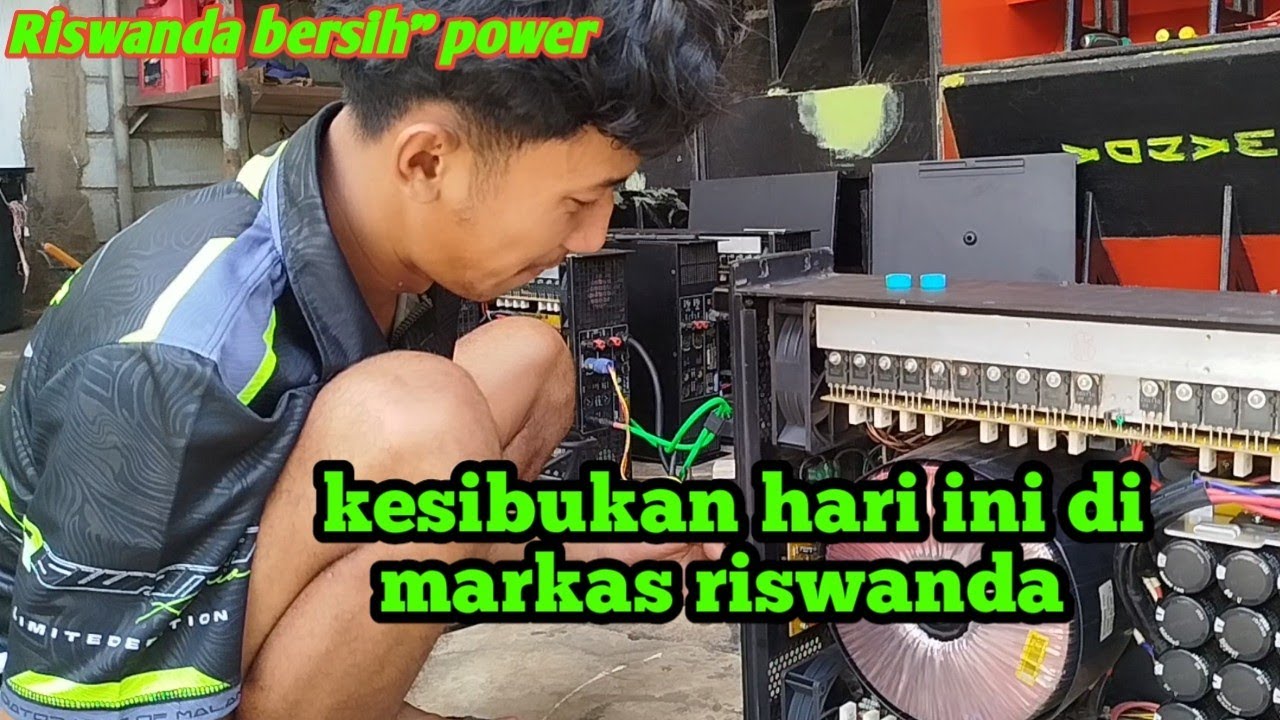 Kesibukan hari ini di markas  cak wan bersih