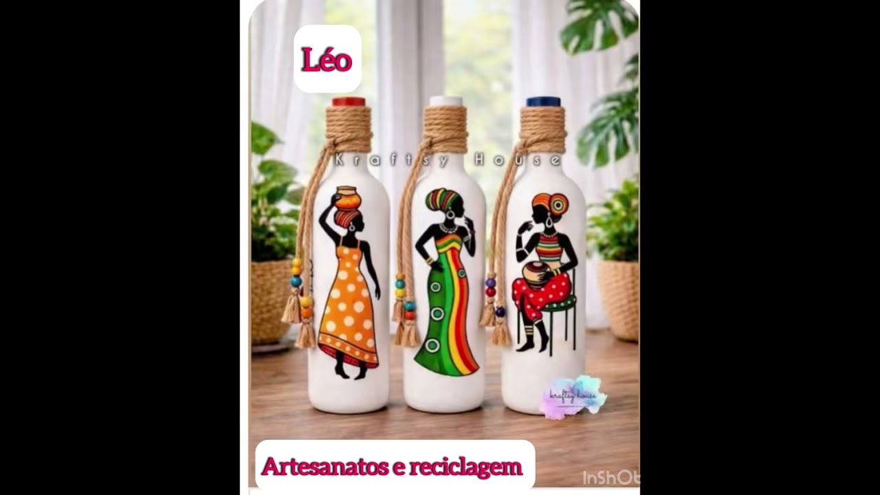 Garrafas decoradas ,decorando garrafas 