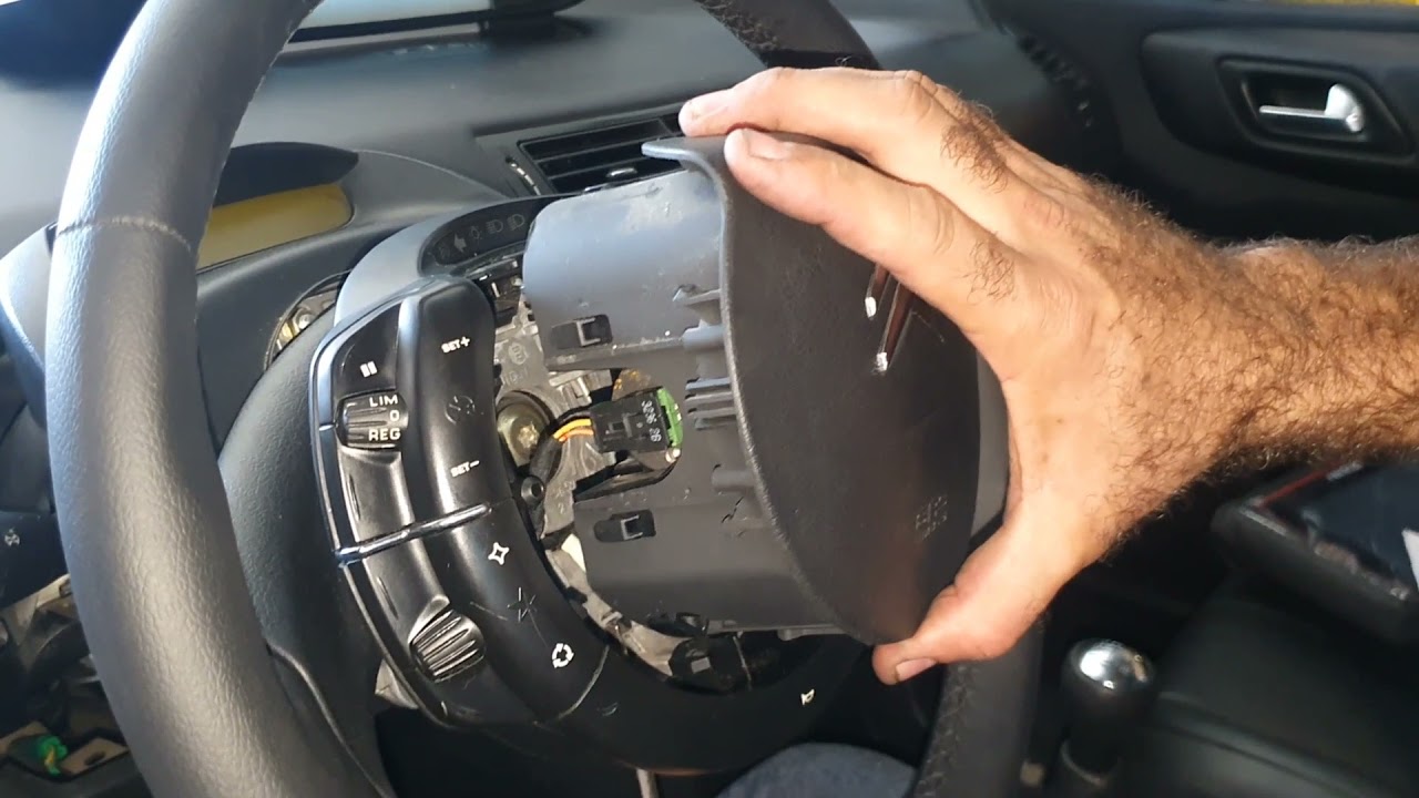DICA C4 VTR: COMO RETIRAR  BOLSA DE AIR BAG DO VOLANTE