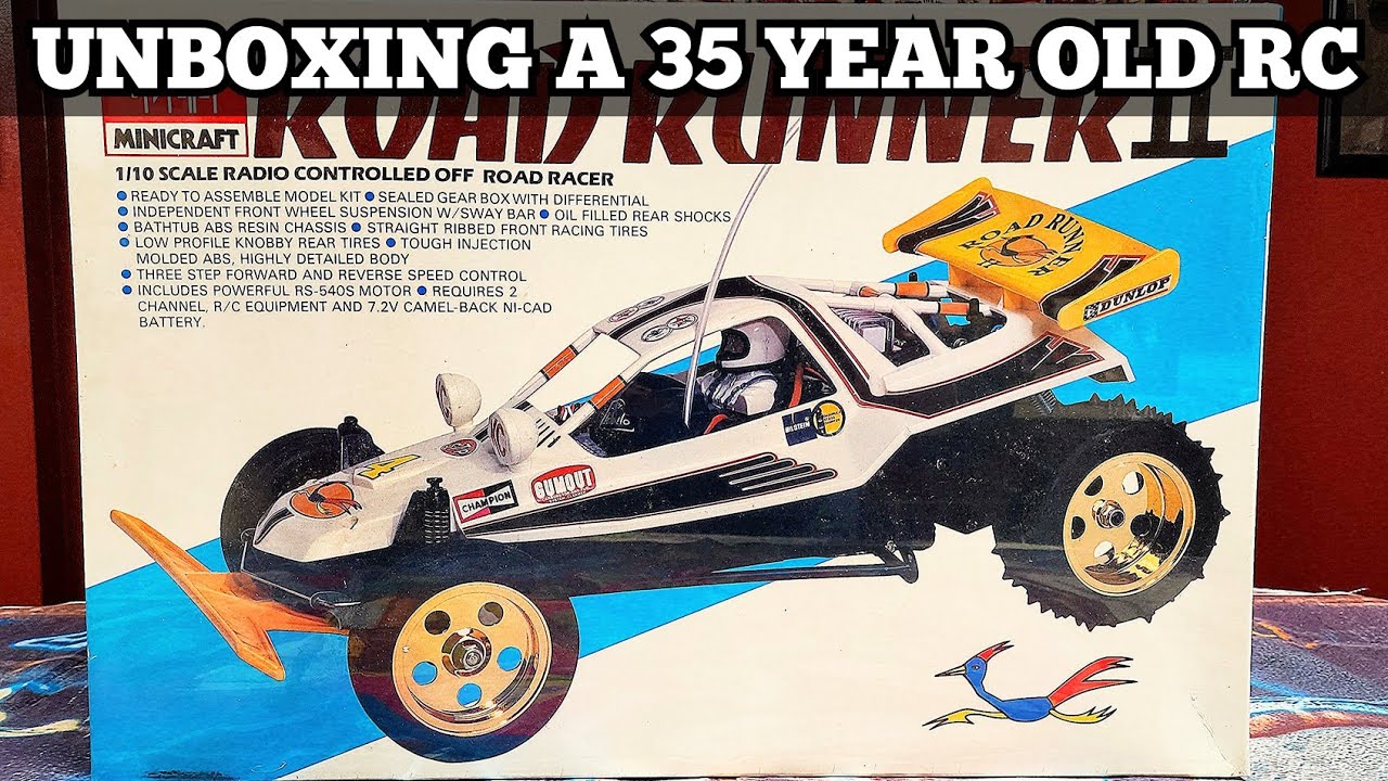 Unboxing A 35 Year Old Rc The Academy Road Runner 2
