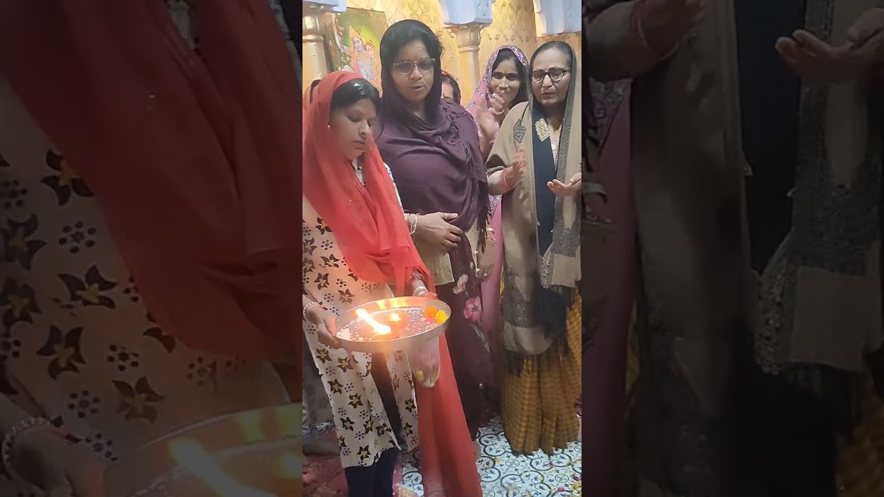प्रेम मंदिर माता जी पार्क दबौली कानपुर आरती महादेव के भक्तों द्वारा 