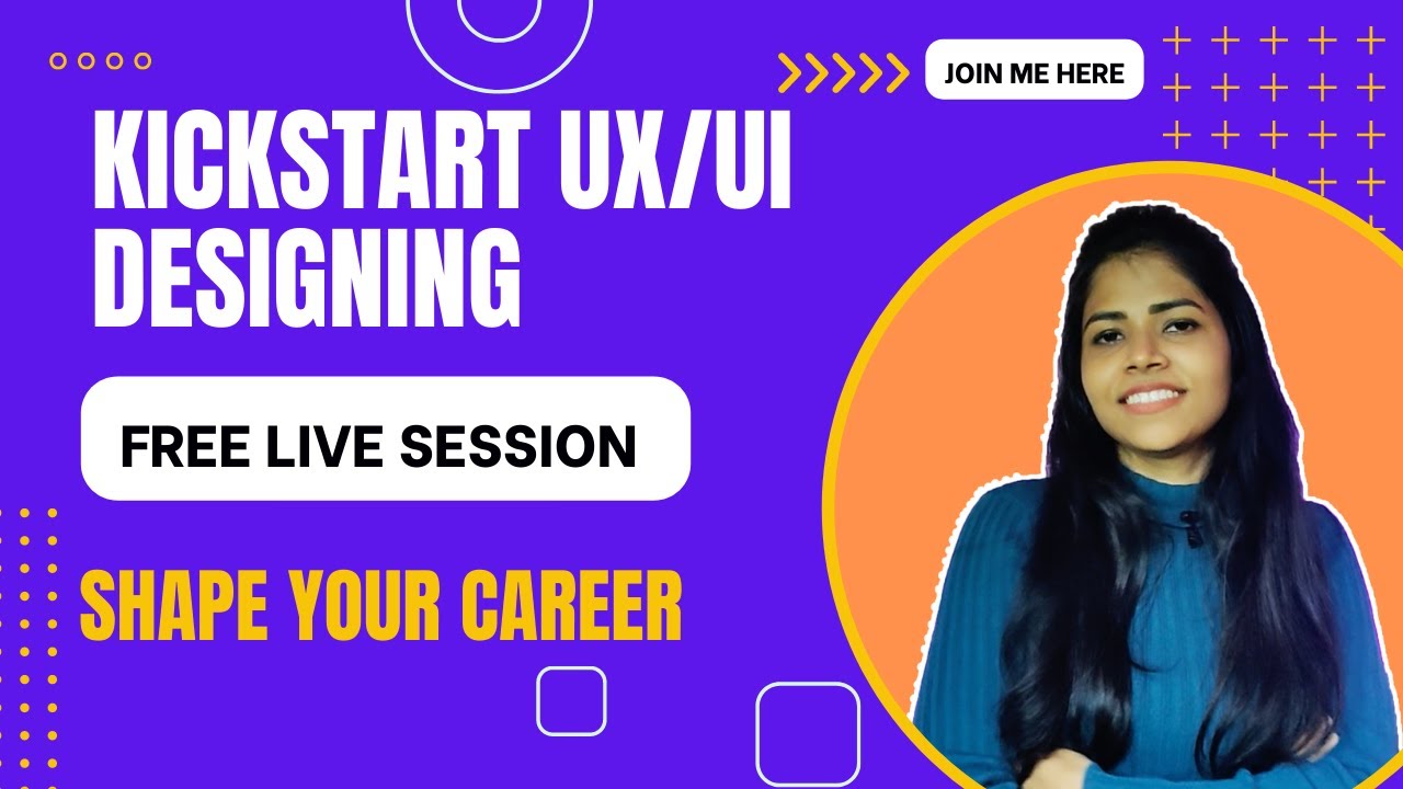 Let's Learn Live - Free UX/UI live Session for you!