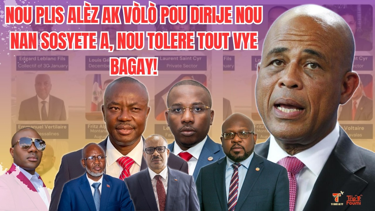 Ayisyen fin alèz ak mou ki pa serye, nou renmen lè vòlò ap dirije nou, nou tolere tou vyen bagay