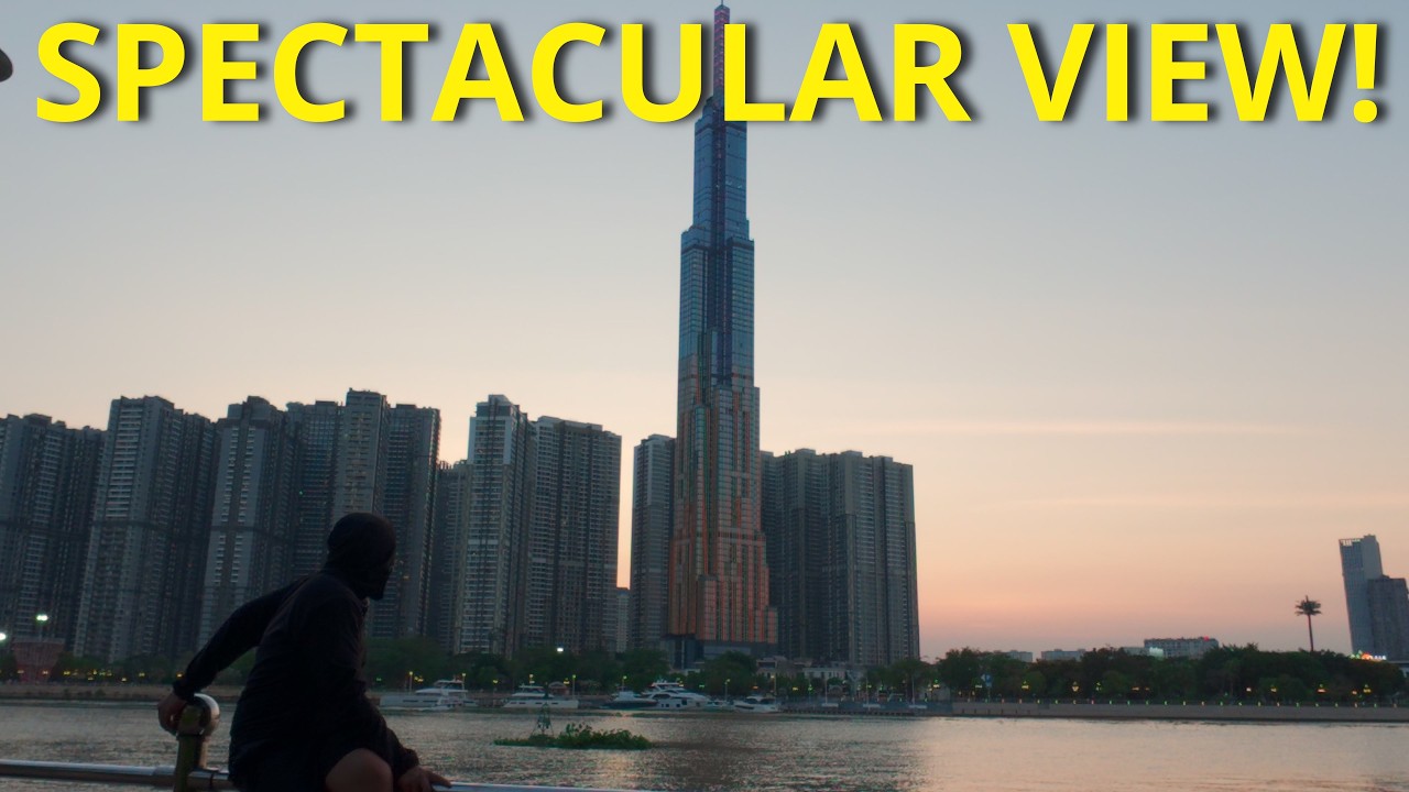 One of the most beautiful views in Saigon, Vietnam, RIVERWALK, LANDMARK  81 - vlog 42