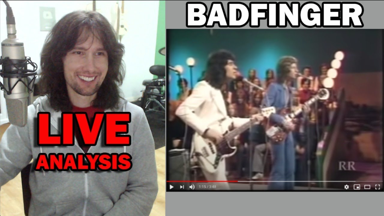 British guitarist analyses Badfinger performing 'Baby Blue'!