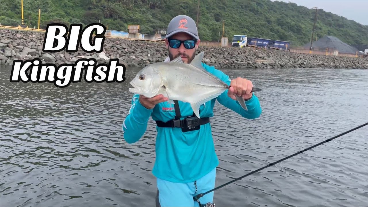 Fishing Durban Harbour and catching BIG Kingfish plus 7 Species.