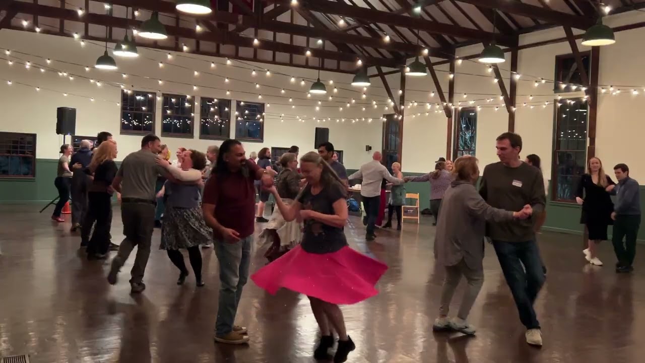Trolley Barn Contra Dance, w/ DJ Sam!, First dance: "Push the Button"