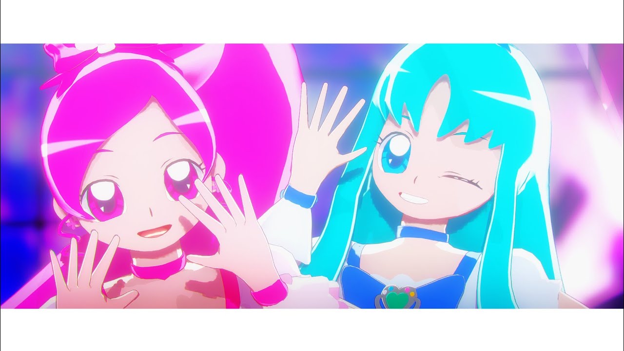 「プリキュアMMD」はなまるセカイ【キュアブロッサム・キュアマリン】
