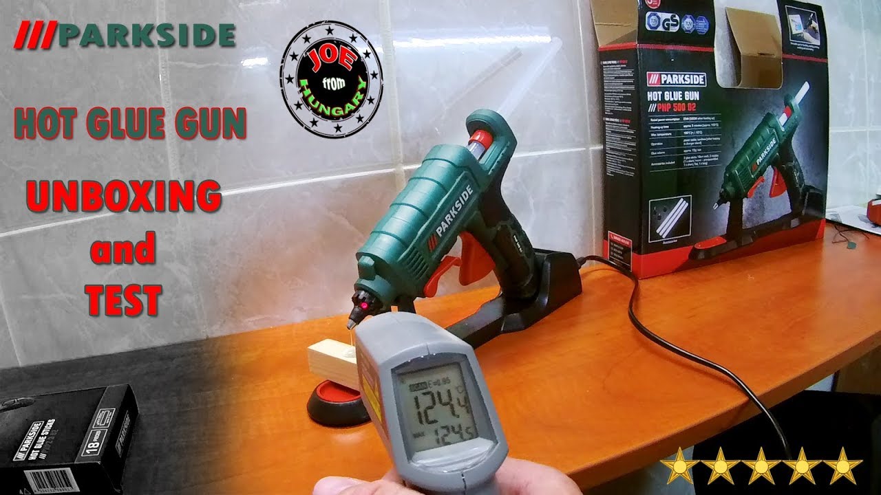 #Parkside PHP 500 B2 meleg ragasztó pisztoly | LIDL | Hot Glue Gun Unboxing and TEST |