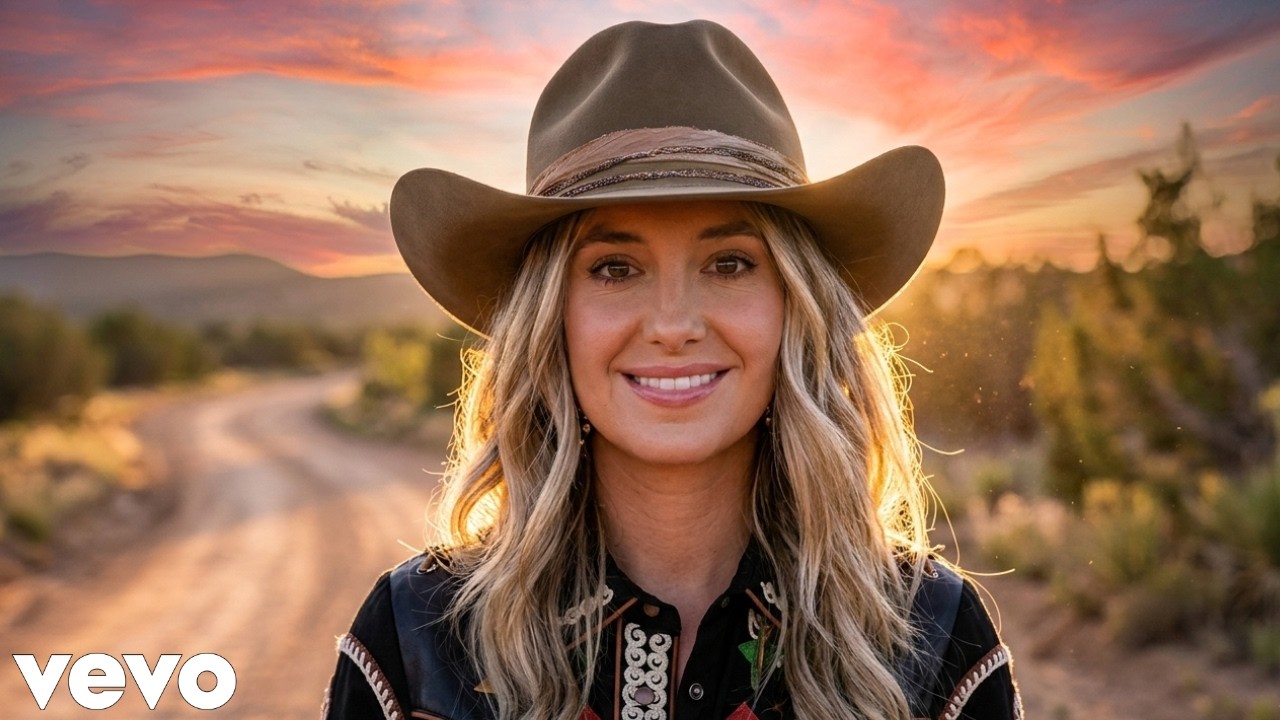 Lainey Wilson - Sunset on the Backroad (Lyrics Video 2026)