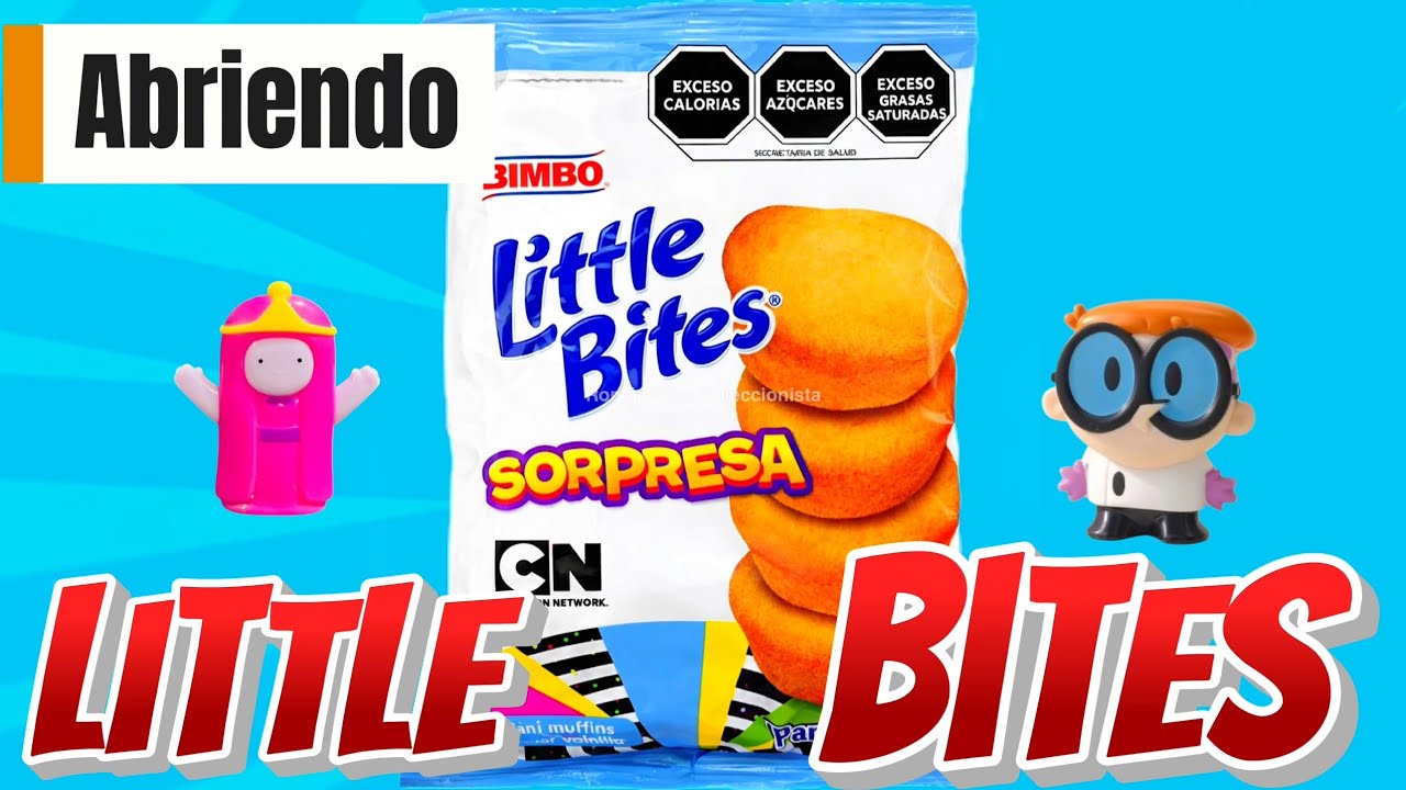 Abriendo Little Bites colección de Cartoon Network 