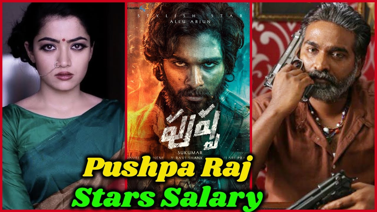 Pushpa Raj Casts and Their Shocking Salary | Allu Arjun, Rashmika Mandana, Fahadh Faasil,