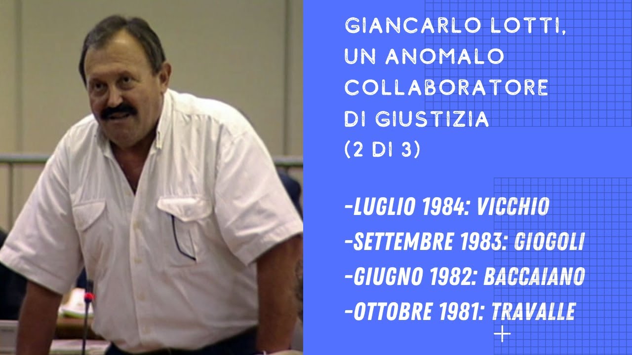 Mostro di Firenze - Giancarlo Lotti, un anomalo collaboratore di giustizia - 2di3