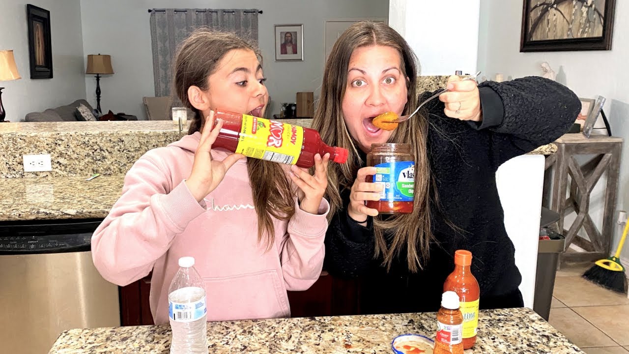 Trying the Viral Chamoy Pickle Combination for the First Time | PICKLE & CHAMOY TASTE TEST