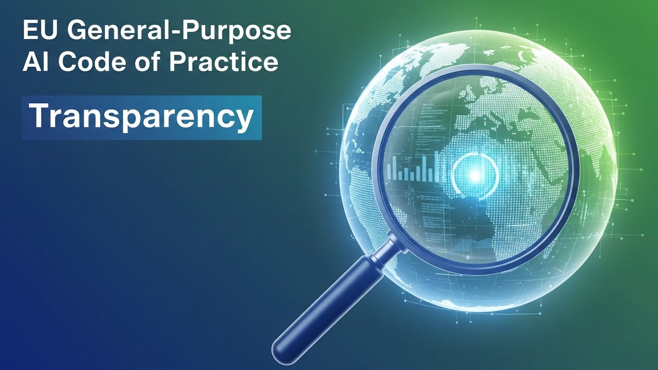 EU Code of Practice: General Purpose AI - Transparency