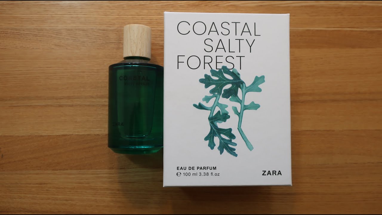 Zara Coastal Salty Forest Unboxing & First Sniff Oceanic Salty Green Seaweed forestry goodness WOW!!