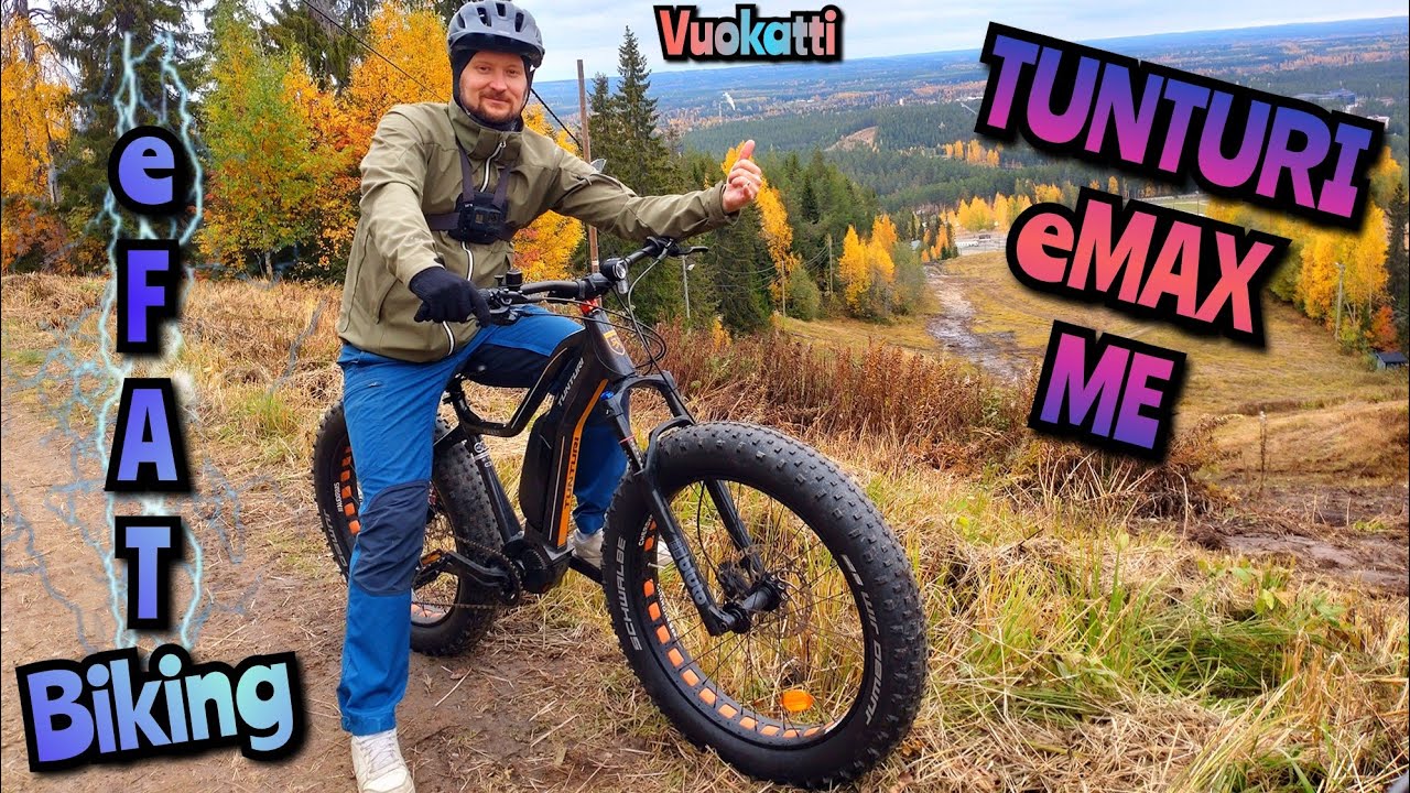 Tunturi eMAX ME // eFatBiking⚡ // Vuokatti