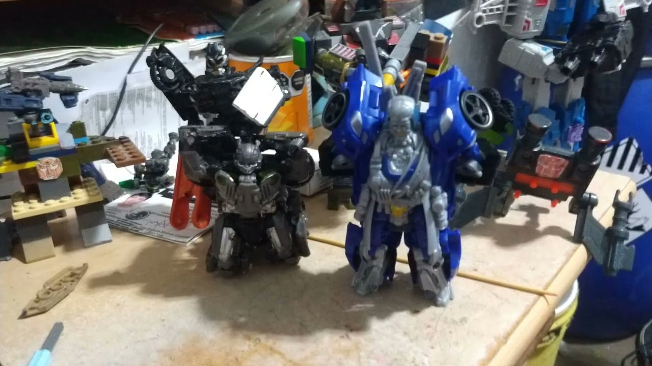 Transformers Dotm bumblebee vs soundwave stop motion