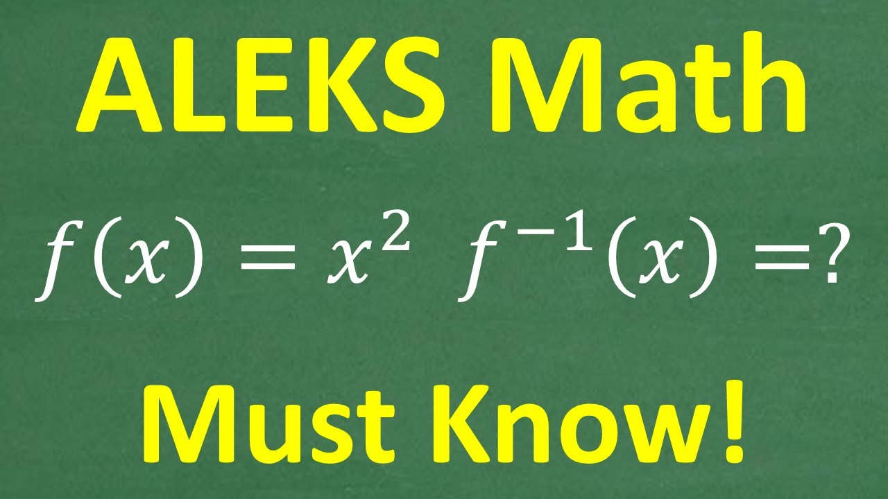 Taking The ALEKS Math Placement Exam?  You MUST Know This to SCORE WELL!